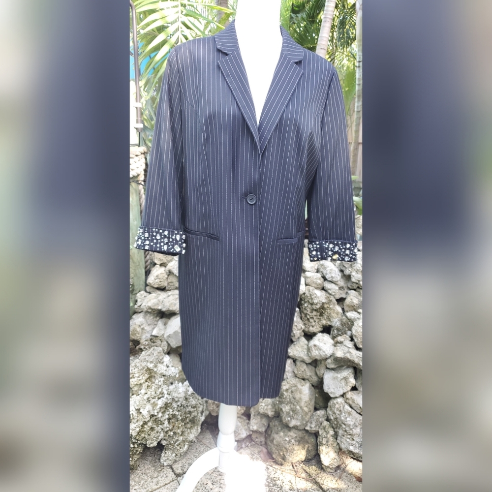 Chico's BLACK LABEL Boyfriend Style Jacket